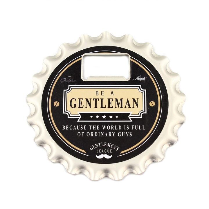 Отварачка за капачки за бира "Защото светът е пълен с обикновени момчета"