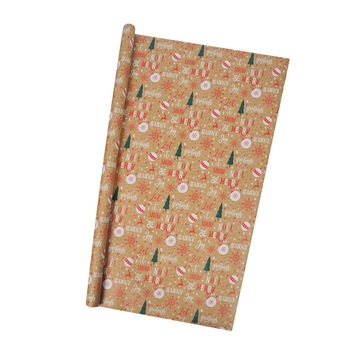 Hartie impachetat cadouri Craciun cu imprimeu mesaje, Maison du Paradis, 300 x 70 cm Hartie impachetat cadouri Craciun cu imprimeu mesaje, Maison du Paradis, 300 x 70 cm