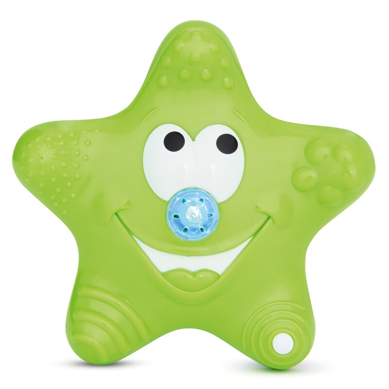 Jucarie de Baie, Fanatana Arteziana, Forma de Stea, Pluteste si se Roteste, Lumineaza, Verde