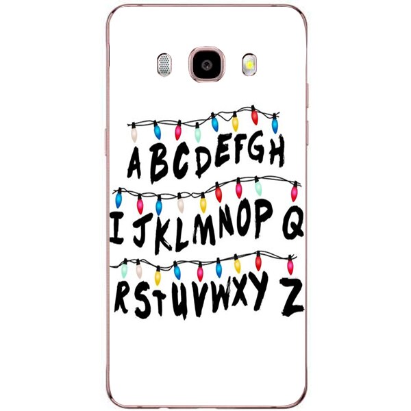 Husa din Silicon, ABCD White pentru Samsung Galaxy J5 (2016), Multicolor