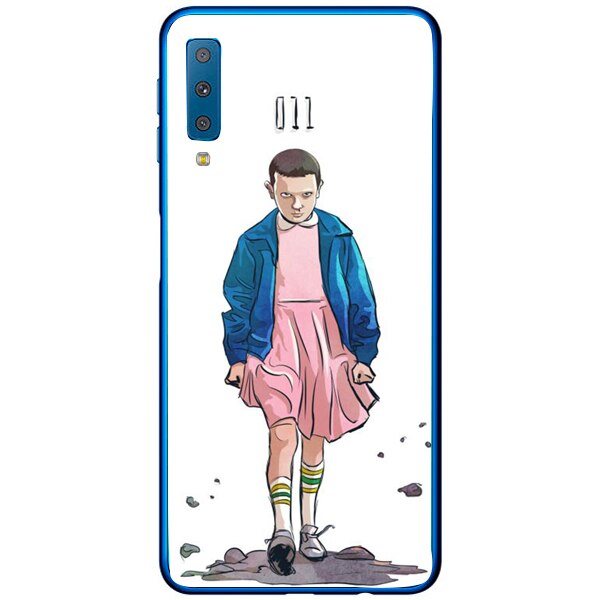 Husa din Silicon, Eleven pentru Samsung Galaxy A7 (2018), Multicolor