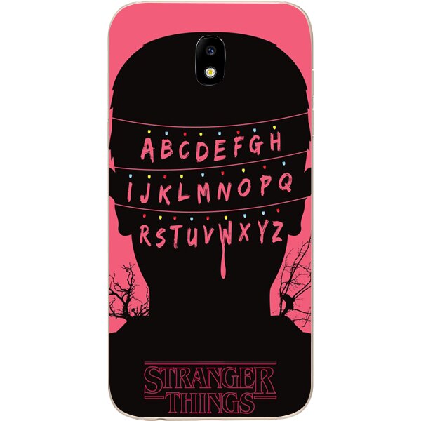 Husa din Silicon, ABCD Pink pentru Samsung Galaxy J5 (2017), Multicolor