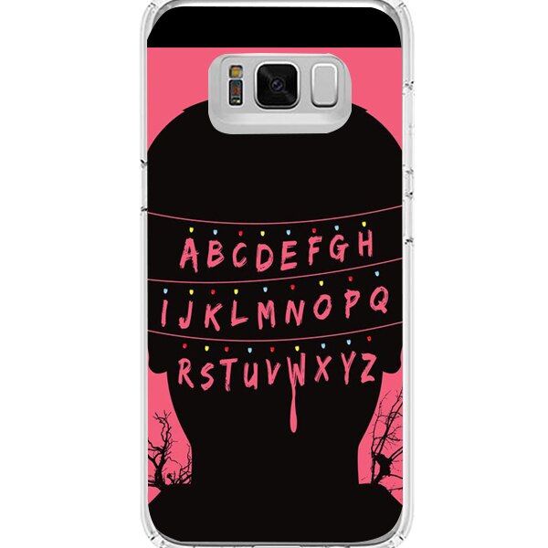Husa din Silicon, ABCD Pink pentru Samsung Galaxy S8, Multicolor