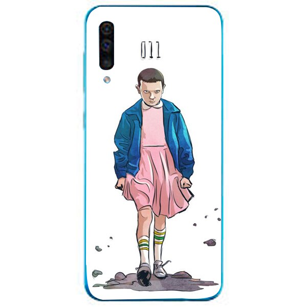 Husa din Silicon, Eleven pentru Samsung Galaxy A50, Multicolor