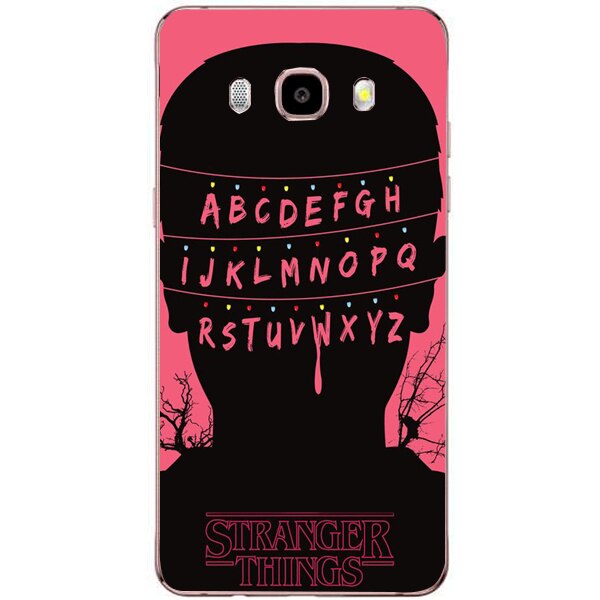 Husa din Silicon, ABCD Pink pentru Samsung Galaxy J5 (2016), Multicolor