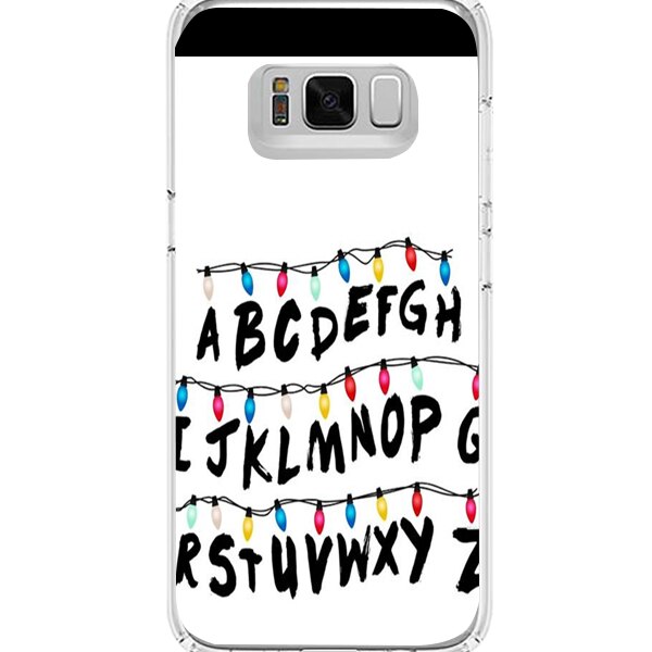 Husa din Silicon, ABCD White pentru Samsung Galaxy S8, Multicolor