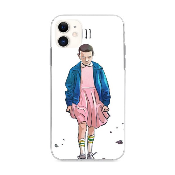 Husa din Silicon, Eleven pentru iPhone 11, Multicolor