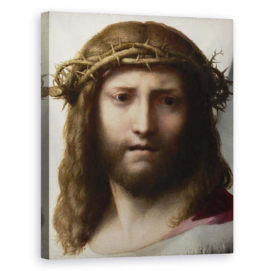 Tablou canvas - Correggio - Capul lui Hristos, 60 x 75 cm