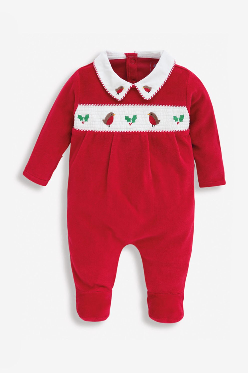 JoJo Maman Bebe, Salopeta cu botosei si model, Rosu