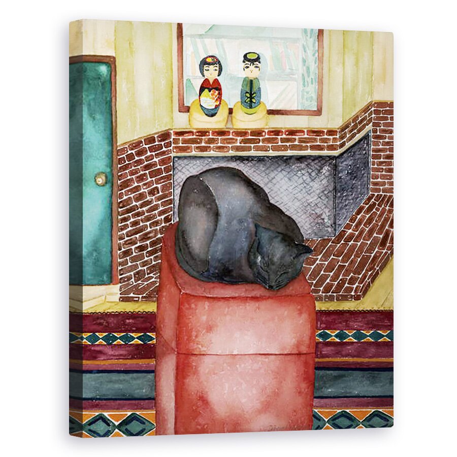 Tablou canvas - Deborah Eve Alastra - Scaun Rosu, 1998, 60 x 75 cm