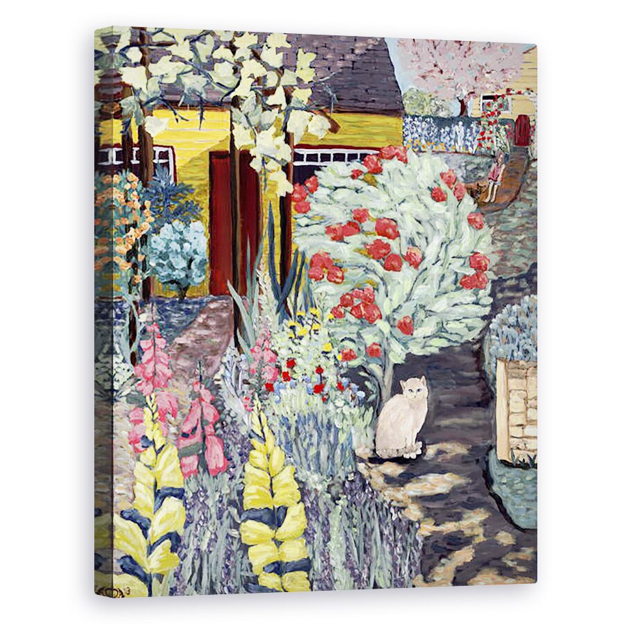 Tablou canvas - Deborah Eve Alastra - Gradina vecinilor, 2018, 60 x 75 cm