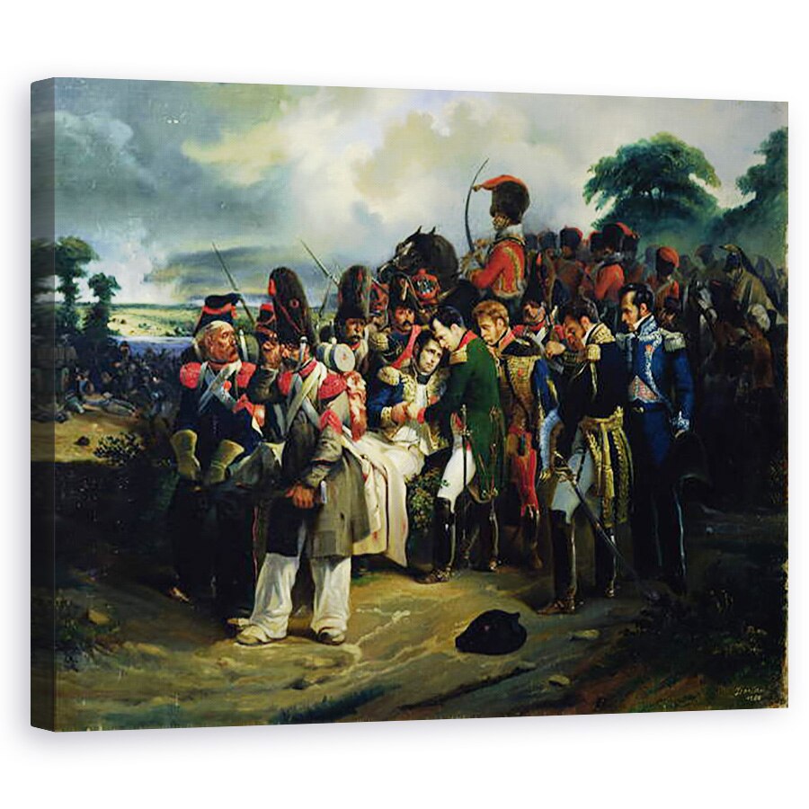 Tablou canvas - Dorian - Napoleon isi ia ramas bun de la maresalul Jean Lannes, 60 x 75 cm