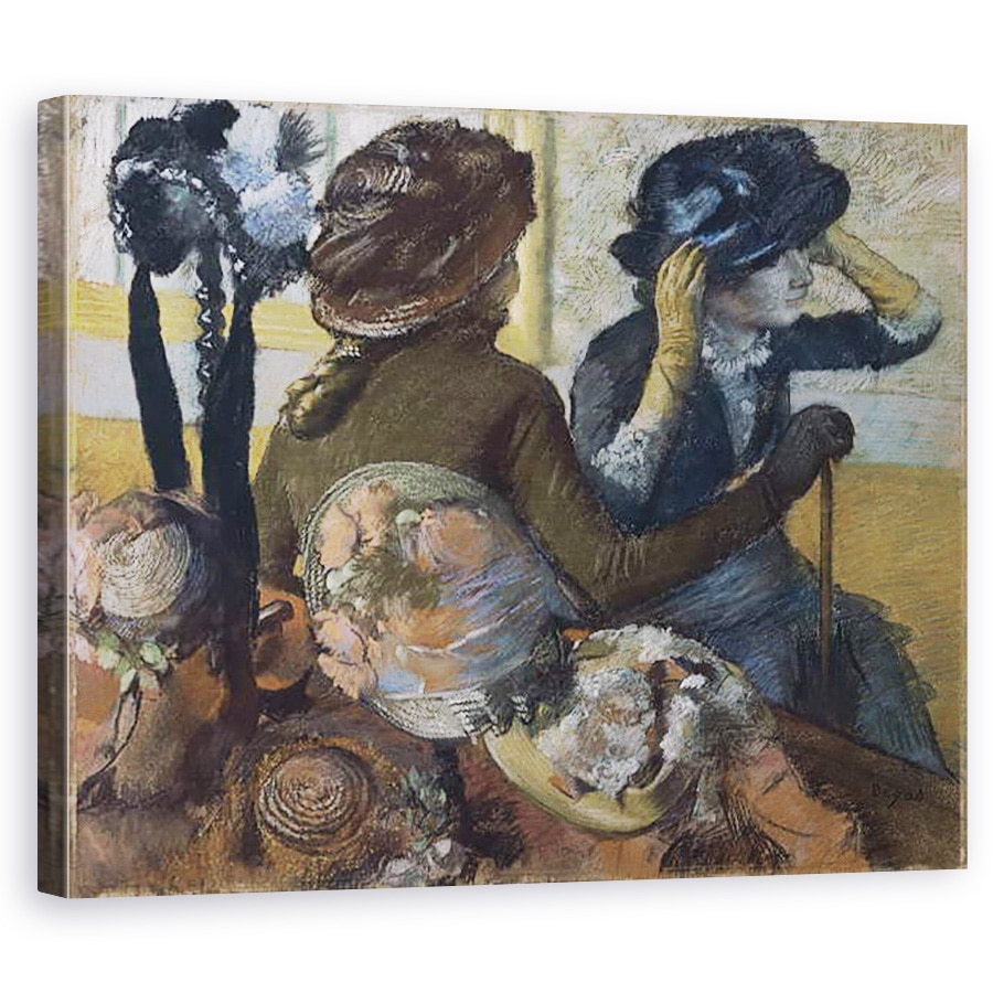 Tablou canvas - Edgar Degas - La Milliner, 60 x 75 cm