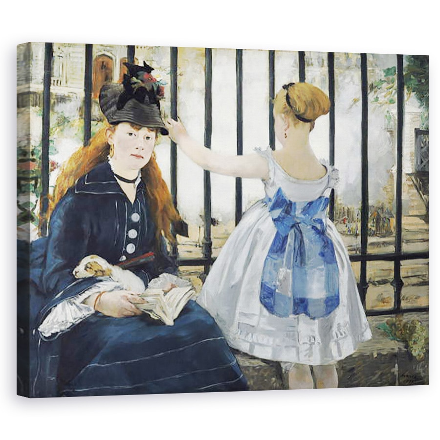 Tablou canvas - Edouard Manet - Calea ferata, 60 x 75 cm