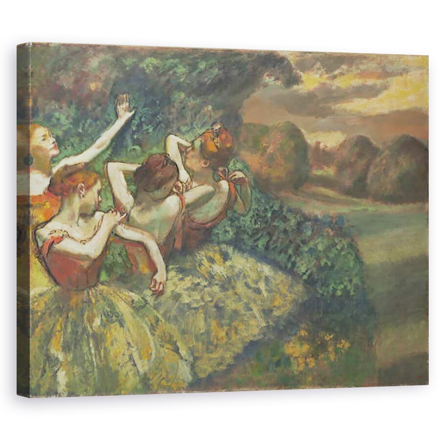 Tablou canvas - Edgar Degas - Patru Dansatori, 80 x 100 cm