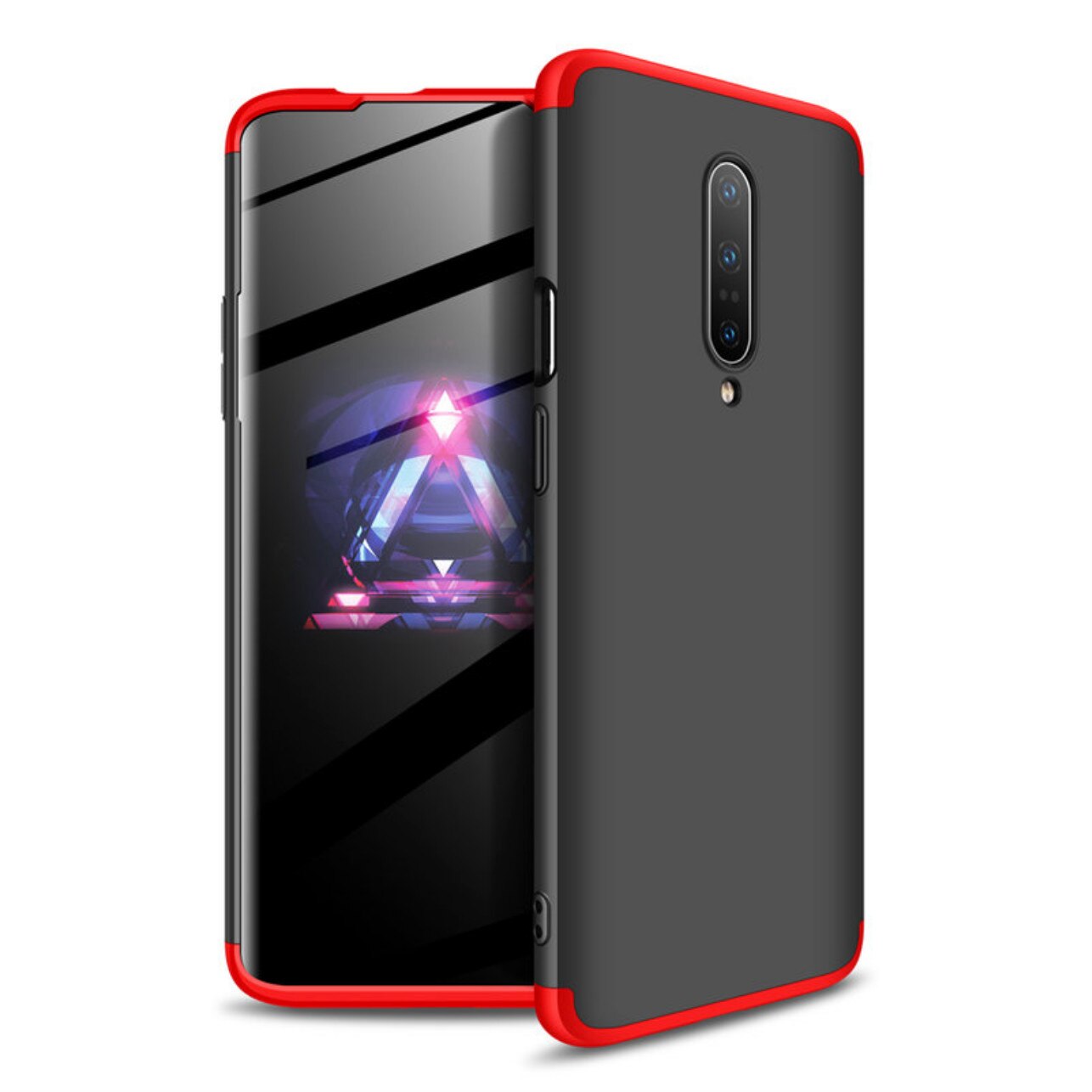 Husa Shield GKK pentru OnePlus 7 Pro Black/Red