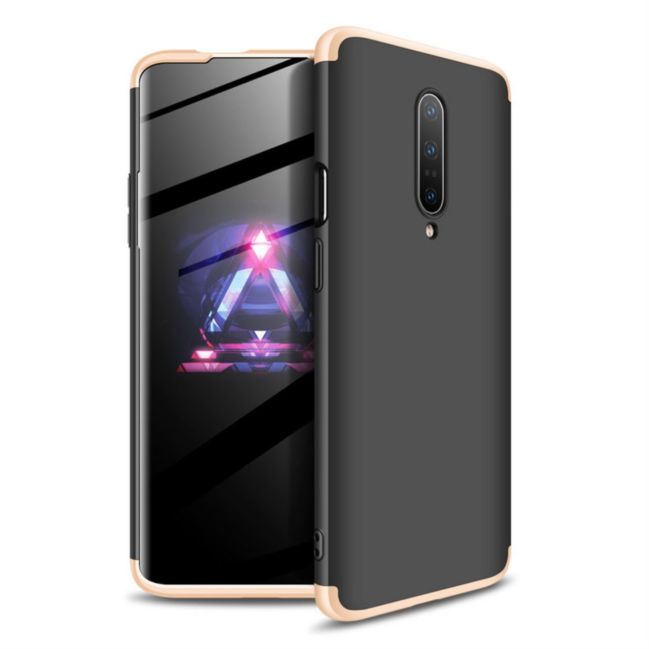 Husa Shield GKK pentru OnePlus 7 Pro Black/Gold