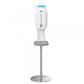 Dozator sapun lichid, cu senzor, 1100 ml, cu stand inox, Limpio SD111D Dozator sapun lichid, cu senzor, 1100 ml, cu stand inox, Limpio SD111D