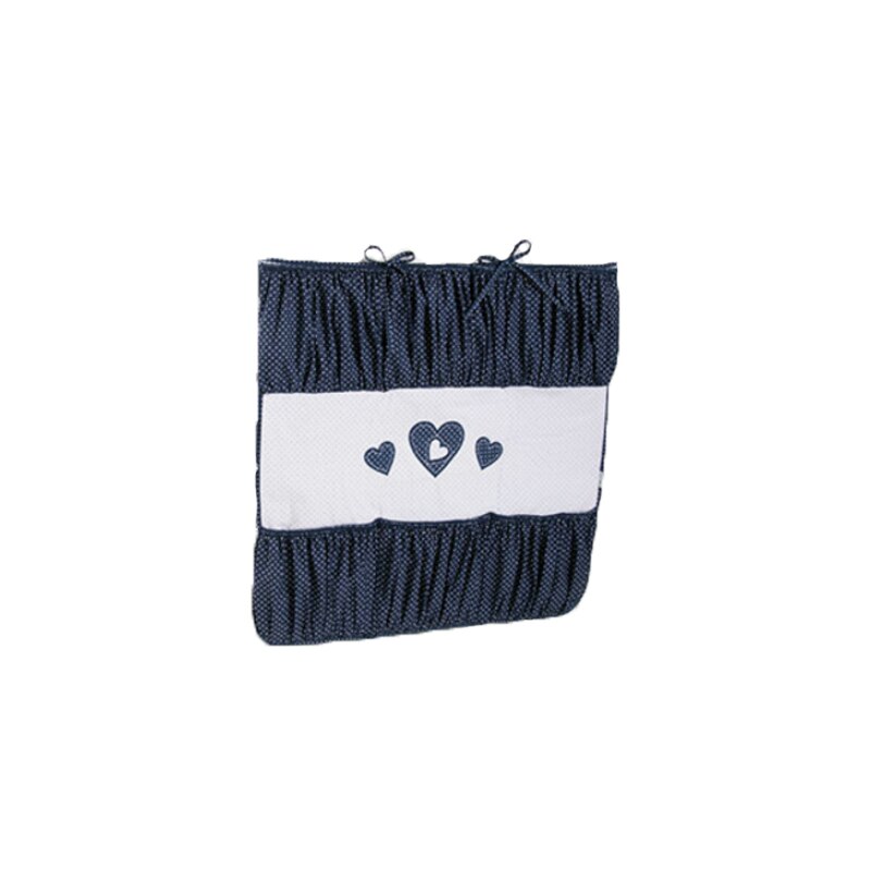 Organizator patut pentru bebelusi Ty i My Hearts 60 x 60 cm OTMH-B, Bleumarin