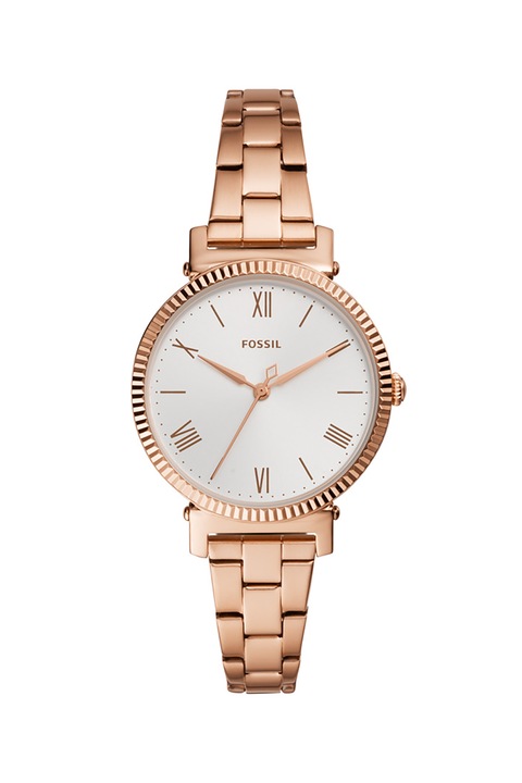 Fossil, Иноксов кварцов часовник Daisy, Rose Gold
