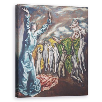 Tablou canvas - El Greco - Viziunea Sfantului Ioan, 60 x 75 cm Tablou canvas - El Greco - Viziunea Sfantului Ioan, 60 x 75 cm
