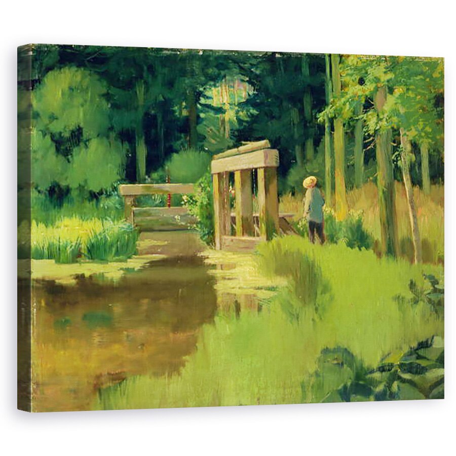 Tablou canvas - Edouard Manet - intr-un parc, 60 x 75 cm