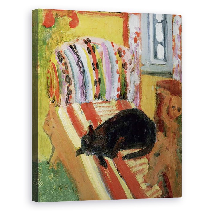 Tablou canvas - Ernst Ludwig Kirchner - Camera de zi, 80 x 100 cm