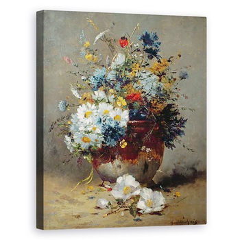 Tablou canvas - Eugene Henri Cauchois - Margarete si Albastrea, 60 x 75 cm Tablou canvas - Eugene Henri Cauchois - Margarete si Albastrea, 60 x 75 cm