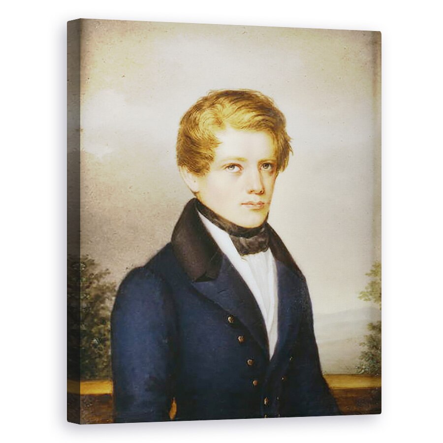 Tablou canvas - Philipp Petri - Otto von Bismarck ca student, 60 x 75 cm