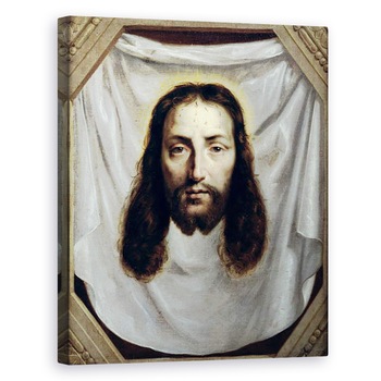 Tablou canvas - Philippe de Champaigne - Giulgiul Sfantului Veronica, 60 x 75 cm Tablou canvas - Philippe de Champaigne - Giulgiul Sfantului Veronica, 60 x 75 cm