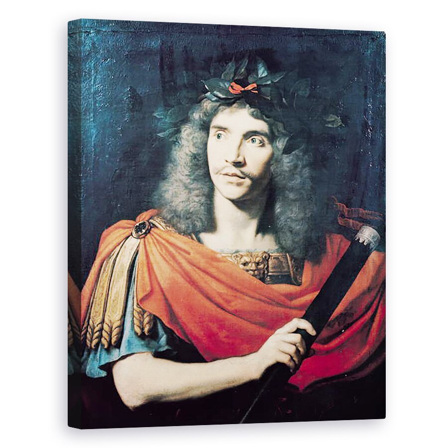 Tablou canvas - Pierre Mignard - Moliere in rolul lui Cezar in moartea lui Pompei, 60 x 75 cm