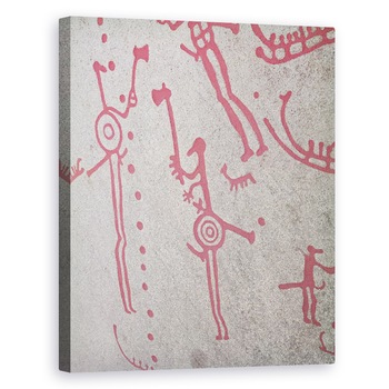 Tablou canvas - Protohistoric - Scene magice I, 40 x 50 cm Tablou canvas - Protohistoric - Scene magice I, 40 x 50 cm