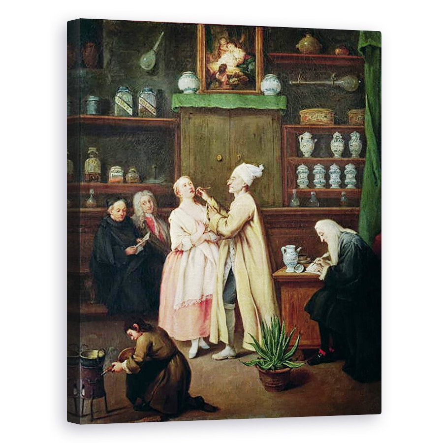 Tablou canvas - Pietro Longhi - Farmacistul, 60 x 75 cm