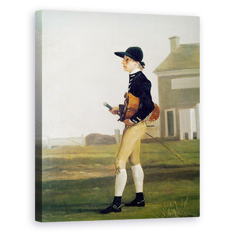 Tablou canvas - George Stubbs - Portretul lui Un Jockey Tanar, 80 x 100 cm