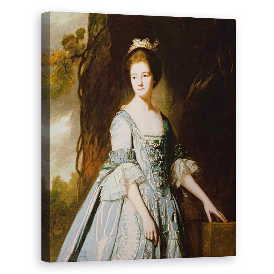 Tablou canvas - George Romney - Portretul lui Mary White, 60 x 75 cm