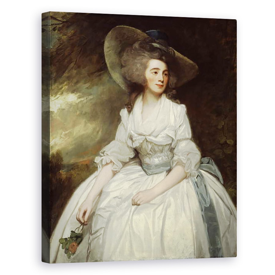 Tablou canvas - George Romney - Dna Francis Russell, 60 x 75 cm