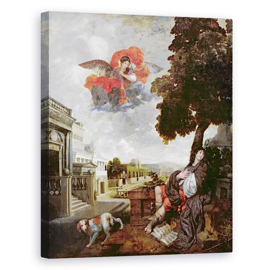 Tablou canvas - Gerard de Lairesse - Conversia Sfantului Augustin, 60 x 75 cm