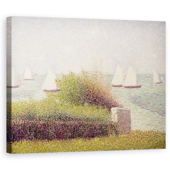 Tablou canvas - Georges Pierre Seurat - La Rade de GrandCamp, 80 x 100 cm Tablou canvas - Georges Pierre Seurat - La Rade de GrandCamp, 80 x 100 cm