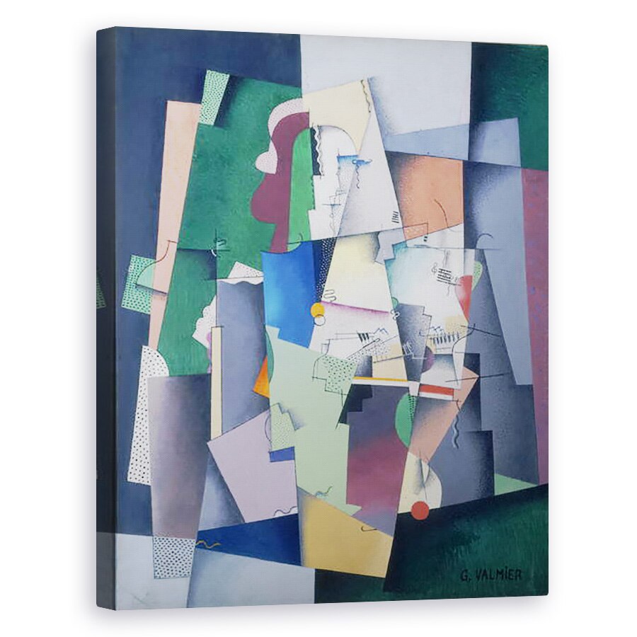 Tablou canvas - Georges Valmier - Compozitie, 60 x 75 cm