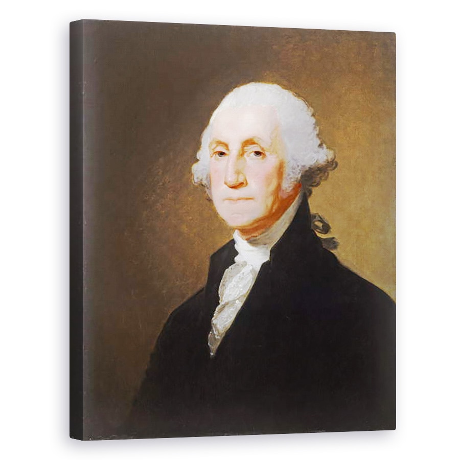Tablou canvas - Gilbert Stuart - George Washington II, 80 x 100 cm