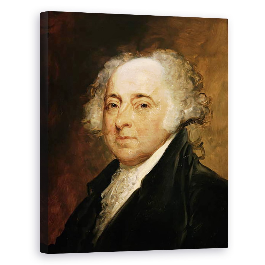 Tablou canvas - Gilbert Stuart - Portretul lui John Adams, 80 x 100 cm