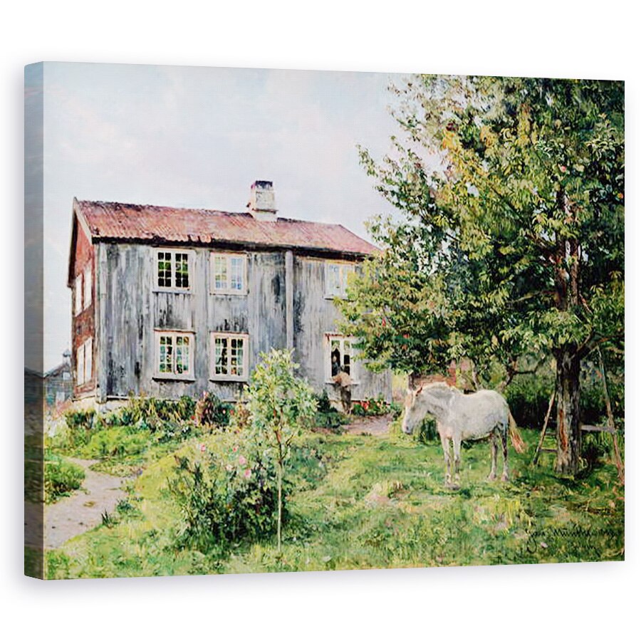 Tablou canvas - Gerhard Peter Frantz Vilhelm Munthe - La Ferma, 80 x 100 cm