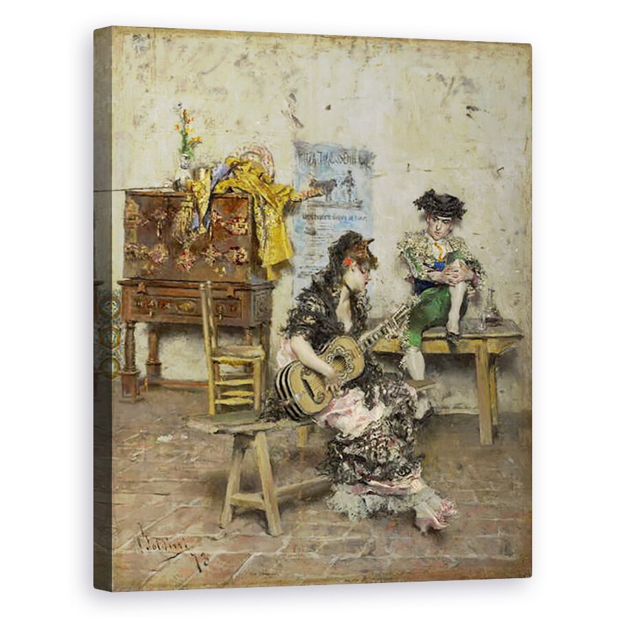 Tablou canvas - Giovanni Boldini - Un chitarist, 80 x 100 cm