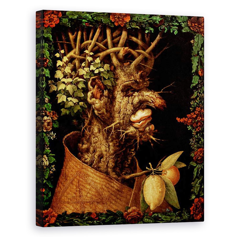 Tablou canvas - Giuseppe Arcimboldo - Iarna, 80 x 100 cm