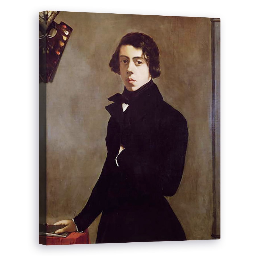 Tablou canvas - Theodore Chasseriau - Autoportret, 80 x 100 cm