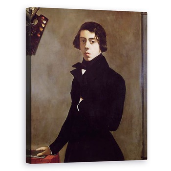 Tablou canvas - Theodore Chasseriau - Autoportret, 80 x 100 cm Tablou canvas - Theodore Chasseriau - Autoportret, 80 x 100 cm