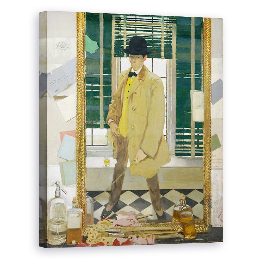 Tablou canvas - William Orpen - Autoportret, 40 x 50 cm