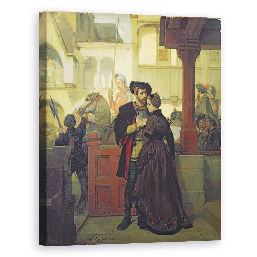 Tablou canvas - Wilhelm Koller - Farewell, 40 x 50 cm