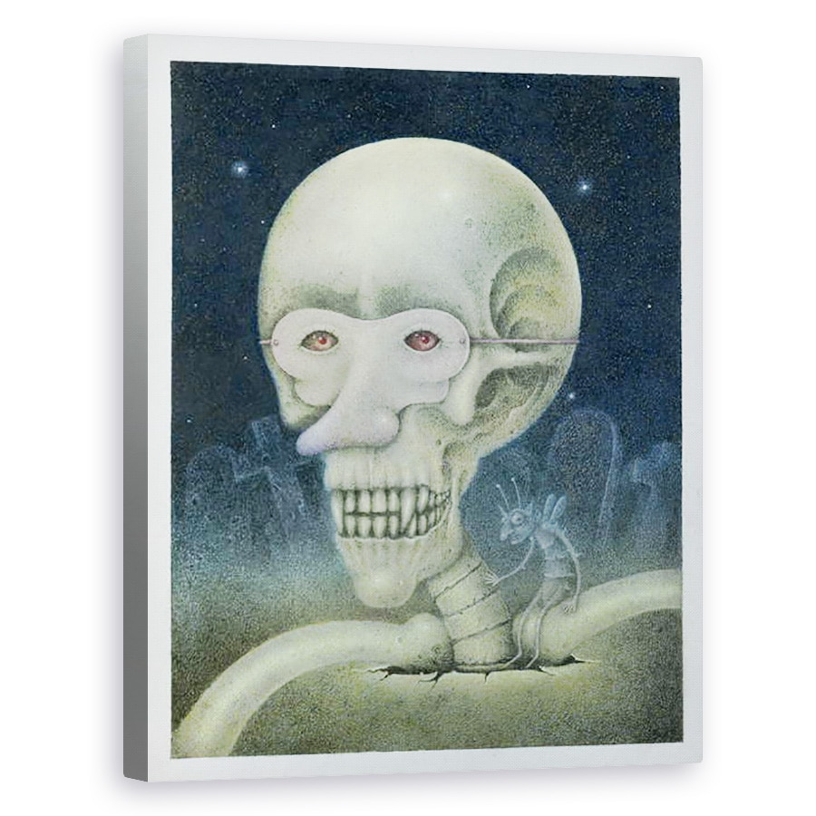 Tablou canvas - Wayne Anderson - Skellybones si Grubsteak, 40 x 50 cm