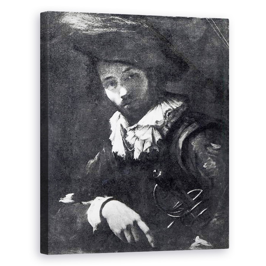 Tablou canvas - Simon Vouet - Portretul unui mercenar, 80 x 100 cm